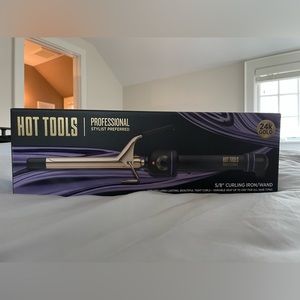 Hot Tools Pro Artist 24K Gold Curling Iron | Long Lasting, Defined Curls 5/8”